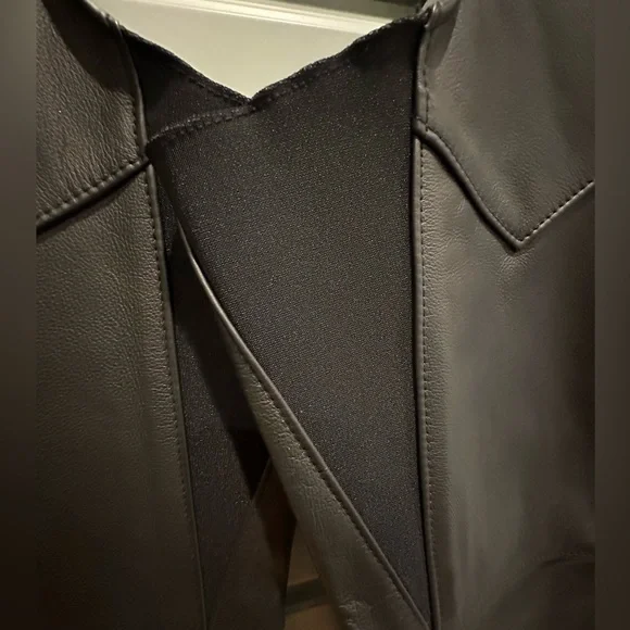 Harley-Davidson women’s black leather riding chaps, size s - Picture 4 of 7